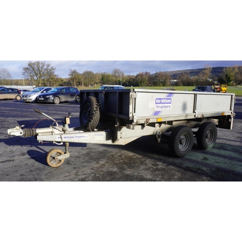 90 - Ifor Williams twin axle trailer. 8ft