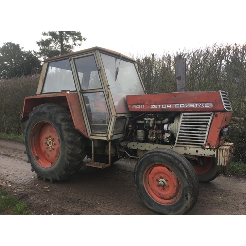 114 - Zetor Crystal 8011 tractor. Running order