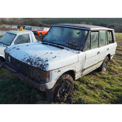 154 - Range Rover classic. 5dr, early model. c/w set of 5 Wolf race alloy wheels. No docs