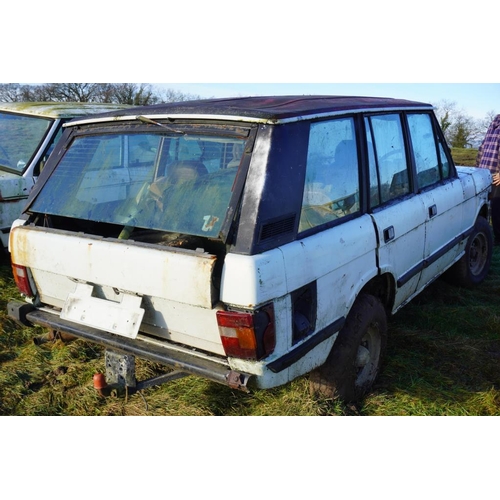 154 - Range Rover classic. 5dr, early model. c/w set of 5 Wolf race alloy wheels. No docs