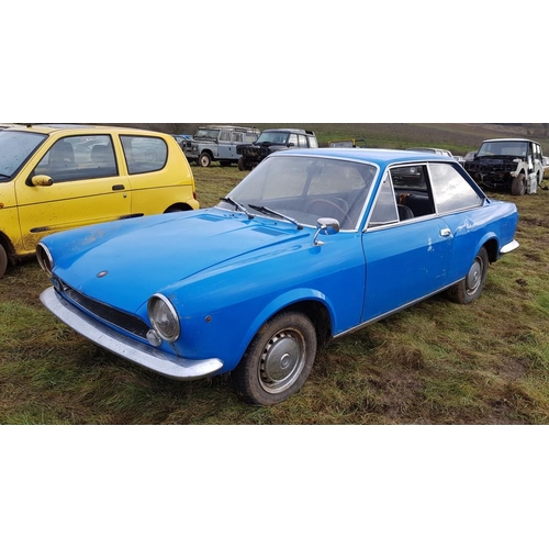 216 - Fiat 124 Sport Coupe. Series 1 3dr French import, left hand drive, twin cam engine. No docs, keys