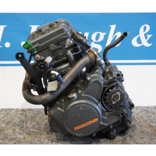 158 - KTM 125 Duke engine, complete. 2017. 5687 miles