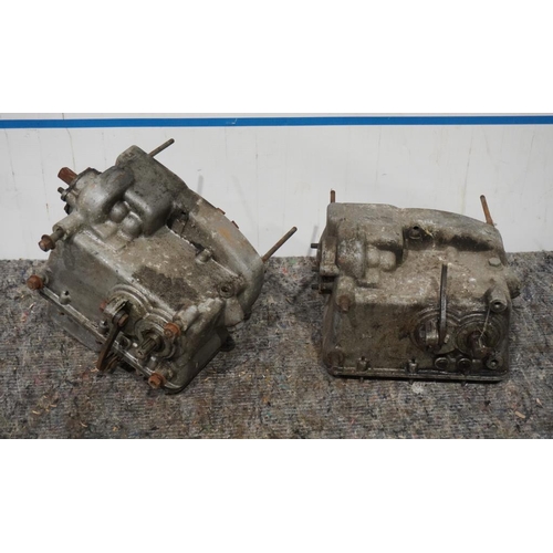 173 - Pair of early engine cases
