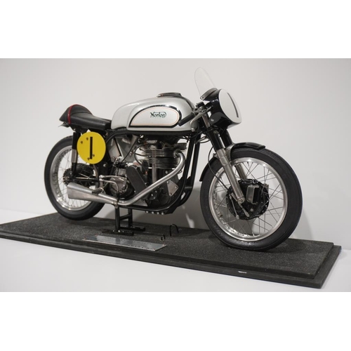 187 - 500cc Manx Norton scratch built 1:4 scale model motorcycle built by Glen English. Limited Edition no... 