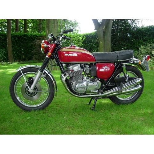 677 - Honda CB750 Four motorcycle. 1971. Starts and runs well. Immaculate condition. Engine no. CB750- E10... 