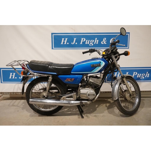 678 - Yamaha RXS100 motorcycle. 1989. Matching engine and frame numbers. Runs. MOT til July 2020. Reg. F50... 