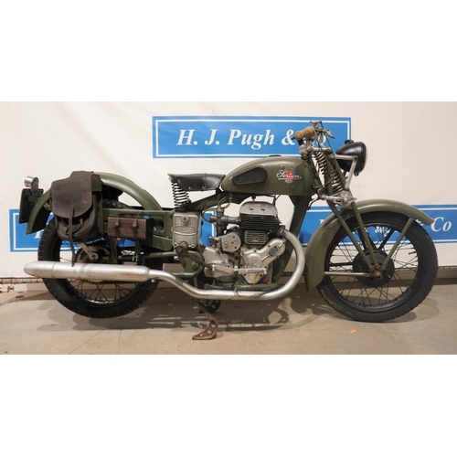 682 - Moto Sertum 500cc motorcycle. Built around the 1940's in Milan. Good original condition. Side valve ... 