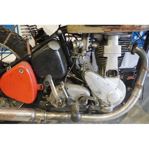 685 - BSA KM24 Goldstar motorcycle. 1939. Genuine barn find in unrestored condition, found in West Wales w... 