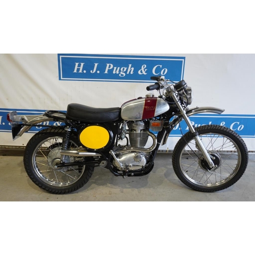 BSA B50 motorcycle. 1971. 499cc. Complete overhaul. Forks, new front ...