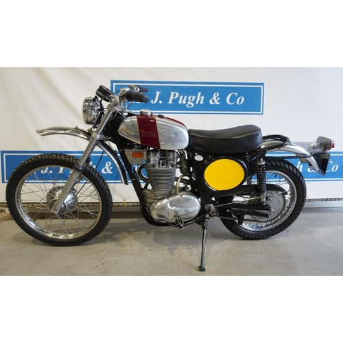 BSA B50 motorcycle. 1971. 499cc. Complete overhaul. Forks, new front ...