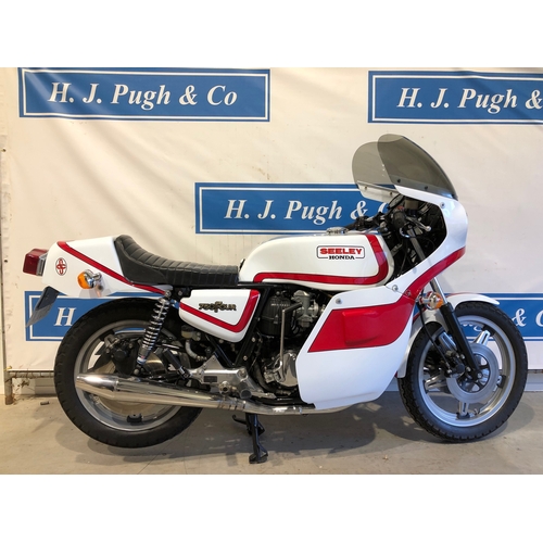 716 - Honda Seeley CB750 motorcycle. 1979. Not used for 30 years. Only 5,500 miles. Total rebuild. 1 of 15... 