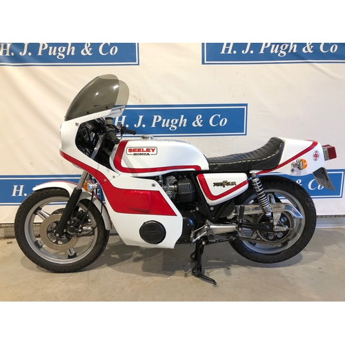 716 - Honda Seeley CB750 motorcycle. 1979. Not used for 30 years. Only 5,500 miles. Total rebuild. 1 of 15... 