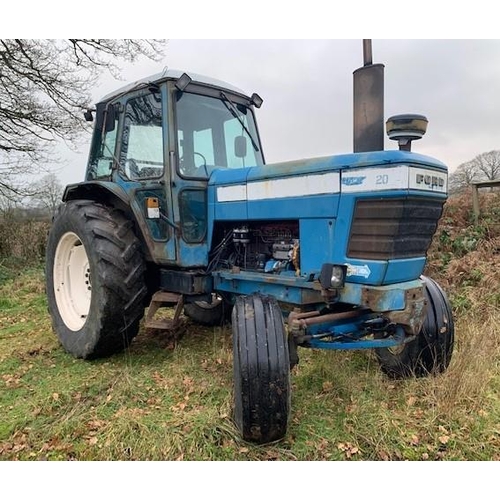 1594 - Ford 8100 tractor. 1980. Working order, runs well. V5 +VAT