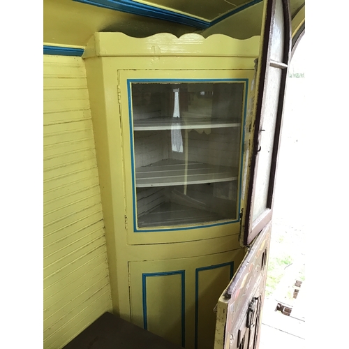 1541 - Chertsey gypsy caravan, barn stored for last 20 years, fully fitted with oven cooking stove