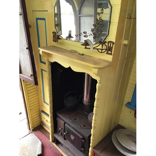 1541 - Chertsey gypsy caravan, barn stored for last 20 years, fully fitted with oven cooking stove