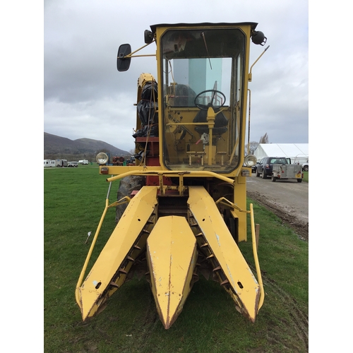 1549 - New Holland Clayson model 1770 self propelled forage harvester fitted with 2 row maize header and ca... 