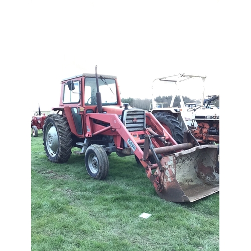 Massey Ferguson 590 tractor with MF80 loader c/w bucket. Original ...