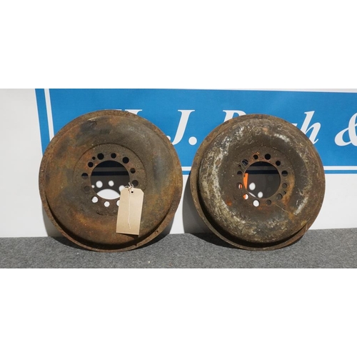 20 - 2 Riley 12/4 brake drums