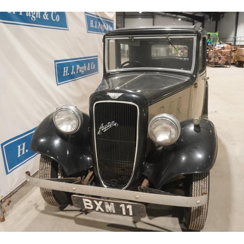 350 - Austin A10 Litchfield 4 seater saloon car. 1935. Sunshine roof. Very original. Complete engine overh... 