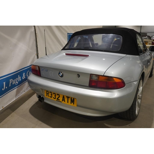 356 - BMW Z3 2.0i Roadster Convertible car. 1998. 140BHP. 114,761miles. Good condition, runs and drives. E... 