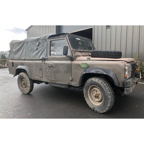 360 - Land Rover 110. 1989. Ex Singapore military. Starts and runs. Power steering, original vehicle Chass... 