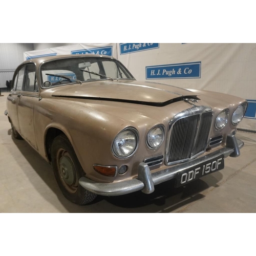 365 - Jaguar 420 5dr saloon car. 1968. 4238cc. 62,000Miles. Manual with overdrive, twin SU carburettor, di... 