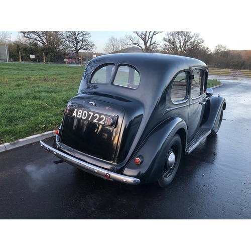 371 - Austin 12 4 New Ascot. 1938. Very original condition. Original hide upholstery, hide door panels, or... 