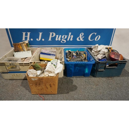 99 - 5 Boxes of assorted car spares