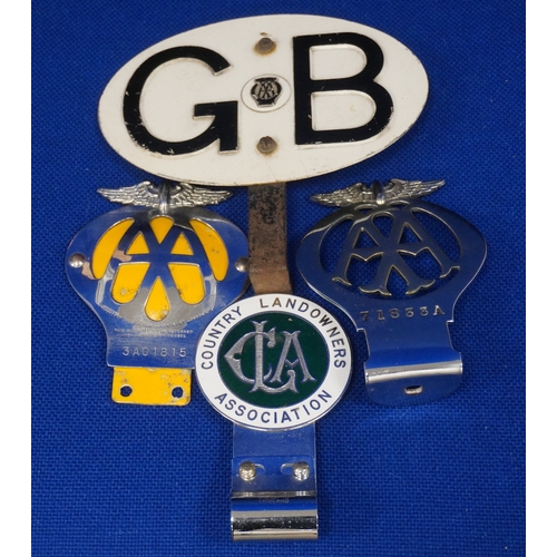 630 - 2 AA badges, AA sign & Country Landowner