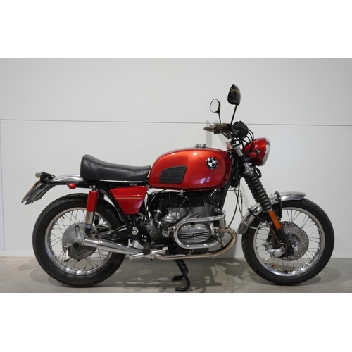 357 - BMW R80 Motorcycle. 1980. 797cc. Matching engine and frame numbers. Very tidy machine. Runs well. MO... 