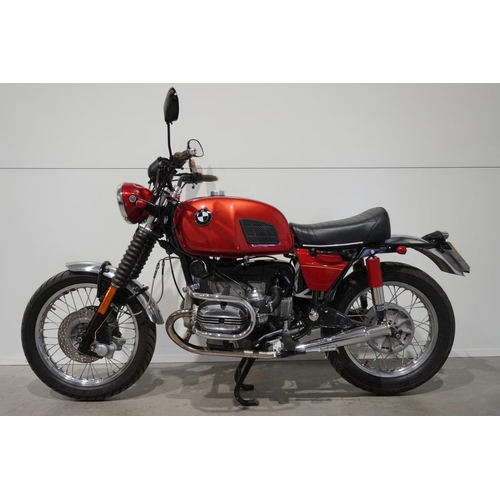 357 - BMW R80 Motorcycle. 1980. 797cc. Matching engine and frame numbers. Very tidy machine. Runs well. MO... 