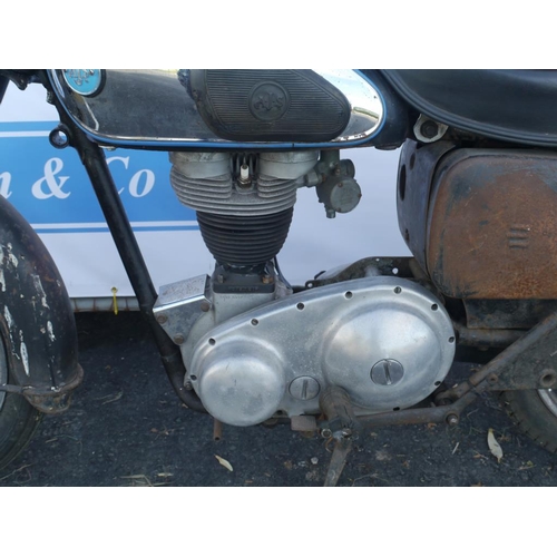 358 - AJS 350 motorcycle. 1959. Engine no. 59/1637749. Frame no. A700050. Reg. UBD 164. No docs