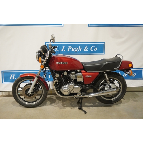 377 - Suzuki GS850 motorcycle. 1979. Starts and runs well, just had a recent service. Many brand new parts... 