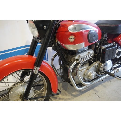 385 - Ariel Square Four motorcycle. 1959. 1000cc. Restored over 20 years ago. Dry stored and well maintain... 