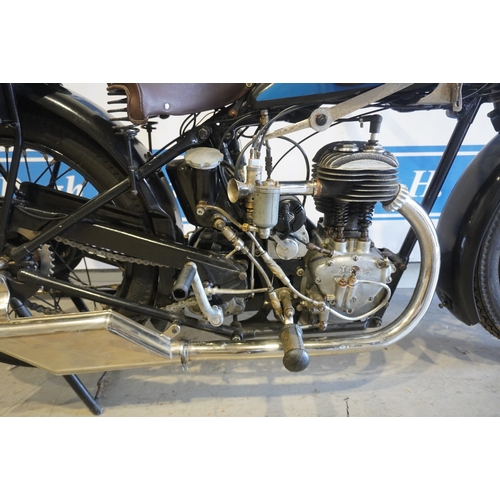 386 - Triumph model CN motorcycle. 1929. Engine No - 702561. Matching engine and frame numbers. Engine is ... 