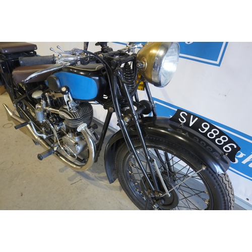 386 - Triumph model CN motorcycle. 1929. Engine No - 702561. Matching engine and frame numbers. Engine is ... 