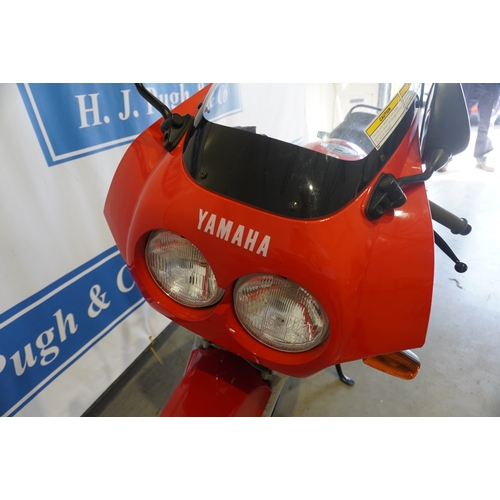 388 - Yamaha RD350 motorcycle. 1995. 347cc. Low mileage bike.   C/w old MOT papers, old invoice and tax ce... 