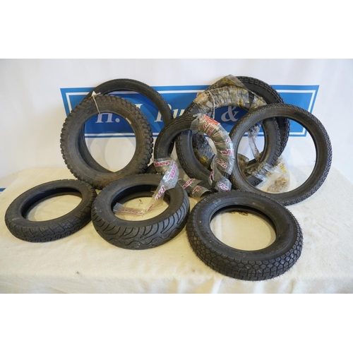 121 - Quantity of motorcycle tyres