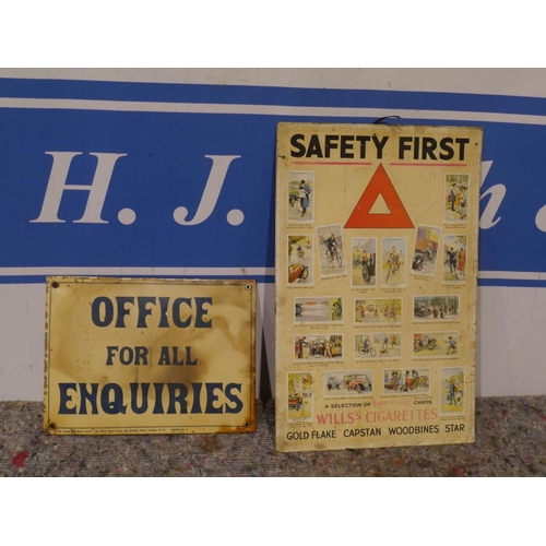 468 - Card safety signs