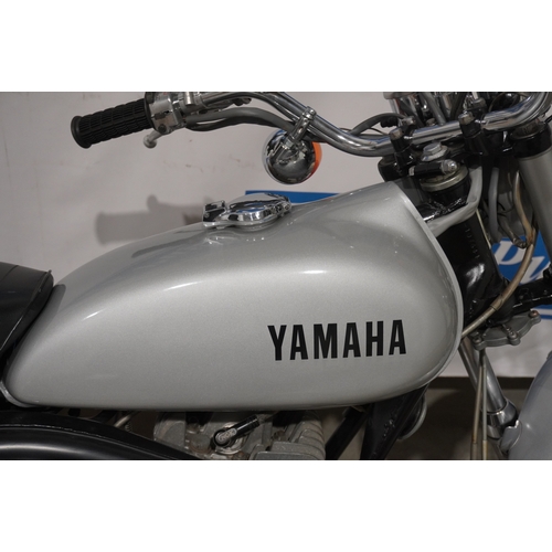 392 - Yamaha RT2 motorcycle. 351cc. 1972. US import. Registered in UK in 2011. Starts and runs. Matching e... 