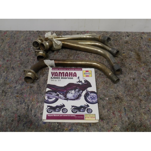 315 - Yamaha XJ900S down pipes & manual