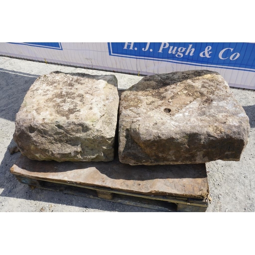 109 - 2 Large stones +VAT