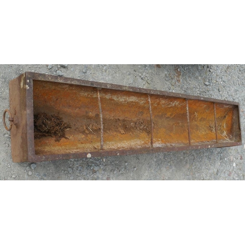 343 - Cast iron trough 5ft