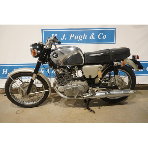 420 - Honda CB72 motorcycle. 1963. Re-registered in 2018. 248cc. Engine no. CBM72-314778. Frame No. CBM72-... 