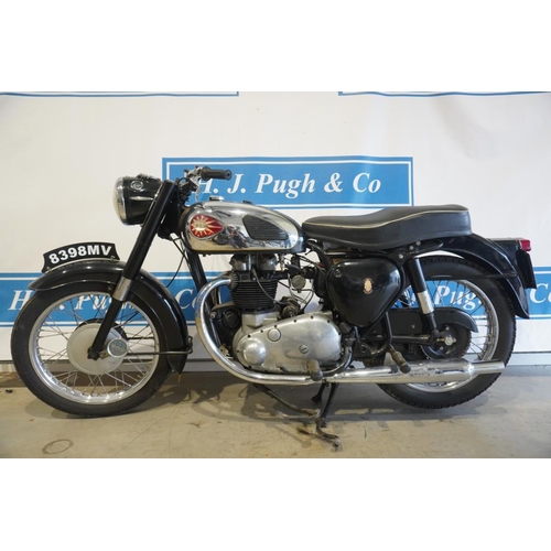 425 - BSA A10 motorcycle. 1961. 650cc. Runs. Frame no. GA7-14199. Engine no. DA108629. Reg. 839 8MV. V5