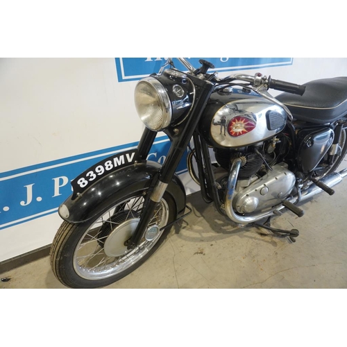 425 - BSA A10 motorcycle. 1961. 650cc. Runs. Frame no. GA7-14199. Engine no. DA108629. Reg. 839 8MV. V5