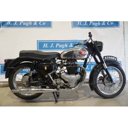 425 - BSA A10 motorcycle. 1961. 650cc. Runs. Frame no. GA7-14199. Engine no. DA108629. Reg. 839 8MV. V5