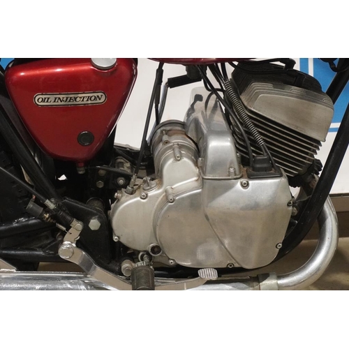 434 - Bridgestone 350GTR motorcycle. 1969. Frame no. 21V04255. Engine no. NA10 4354. c/w old MOT papers. R... 