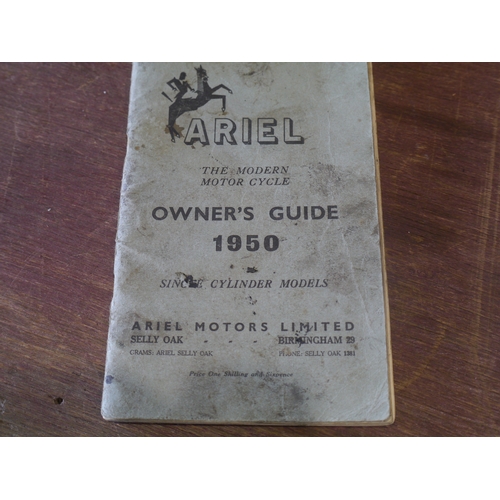 437 - Ariel NG motorcycle. 1950. 350cc. Frame no. AB2406. Engine no. A6135. Good engine compression. This ... 