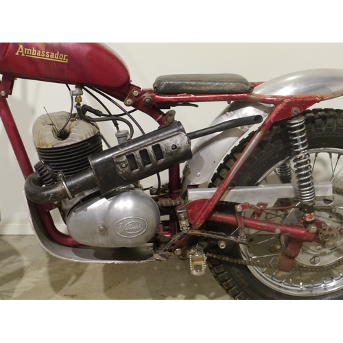 440 - Ambassador Trials motorcycle. Villiers engine. Starts and runs. No docs